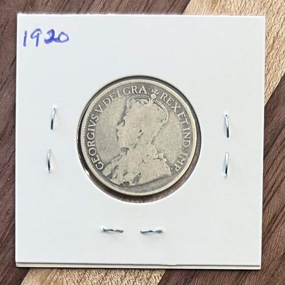 Exceptional 1920, 1921, 1927 & 1928 Canada 4 x 25¢ .800 Silver Coins! - Picture 4 of 16